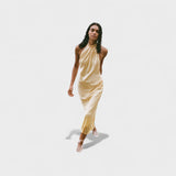 Gala - Satiinist Halter Kleid