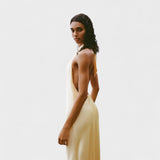 Gala - Satiinist Halter Kleid