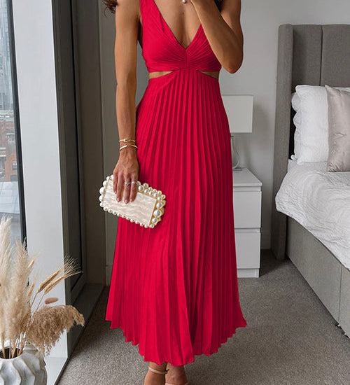 Camila - Varrukateta Midi Kleid