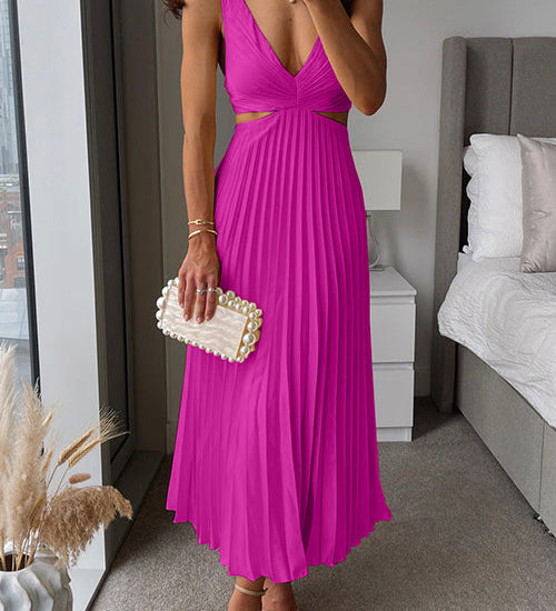 Camila - Varrukateta Midi Kleid
