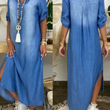Ibiza - Denim Maxi Kleid