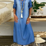 Ibiza - Denim Maxi Kleid