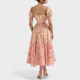 Valentina - Koralllilleline Kleid