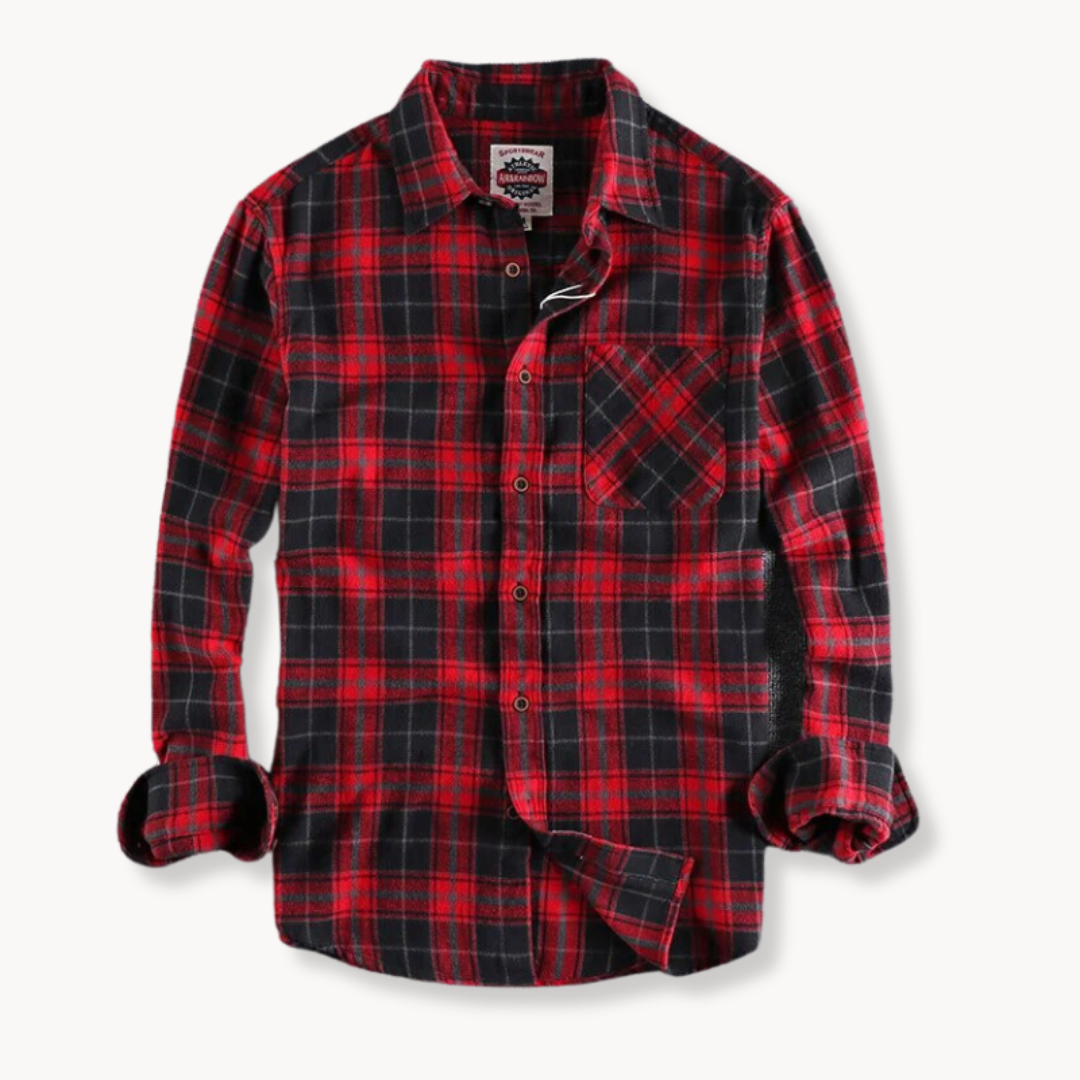 Flanellshirt - Pehme Segumaterjal