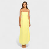 Flóssi - Kollane maxi kleit