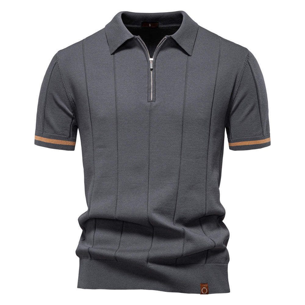 Polo Pool Zipper - Vertikaalne Tekstuur