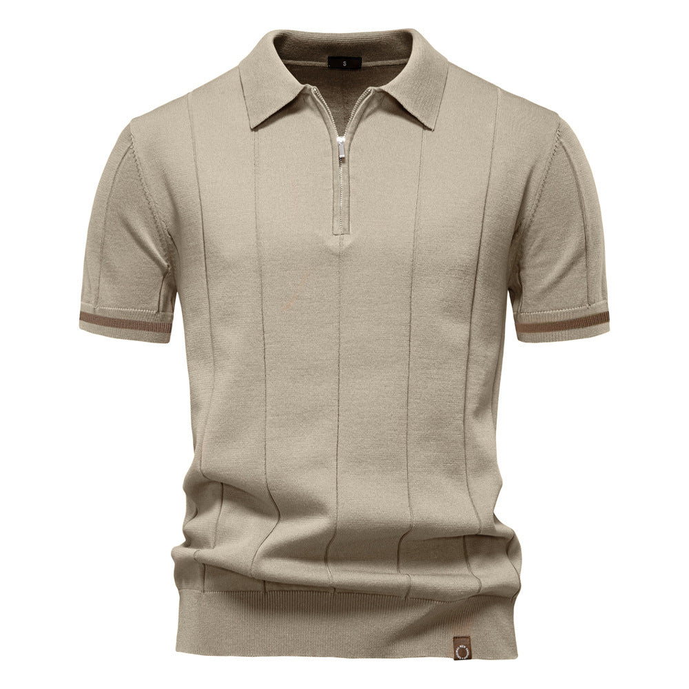 Polo Pool Zipper - Vertikaalne Tekstuur