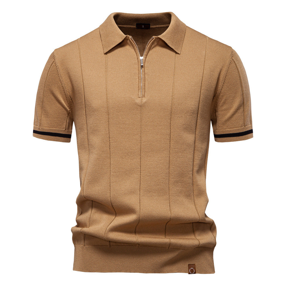 Polo Pool Zipper - Vertikaalne Tekstuur
