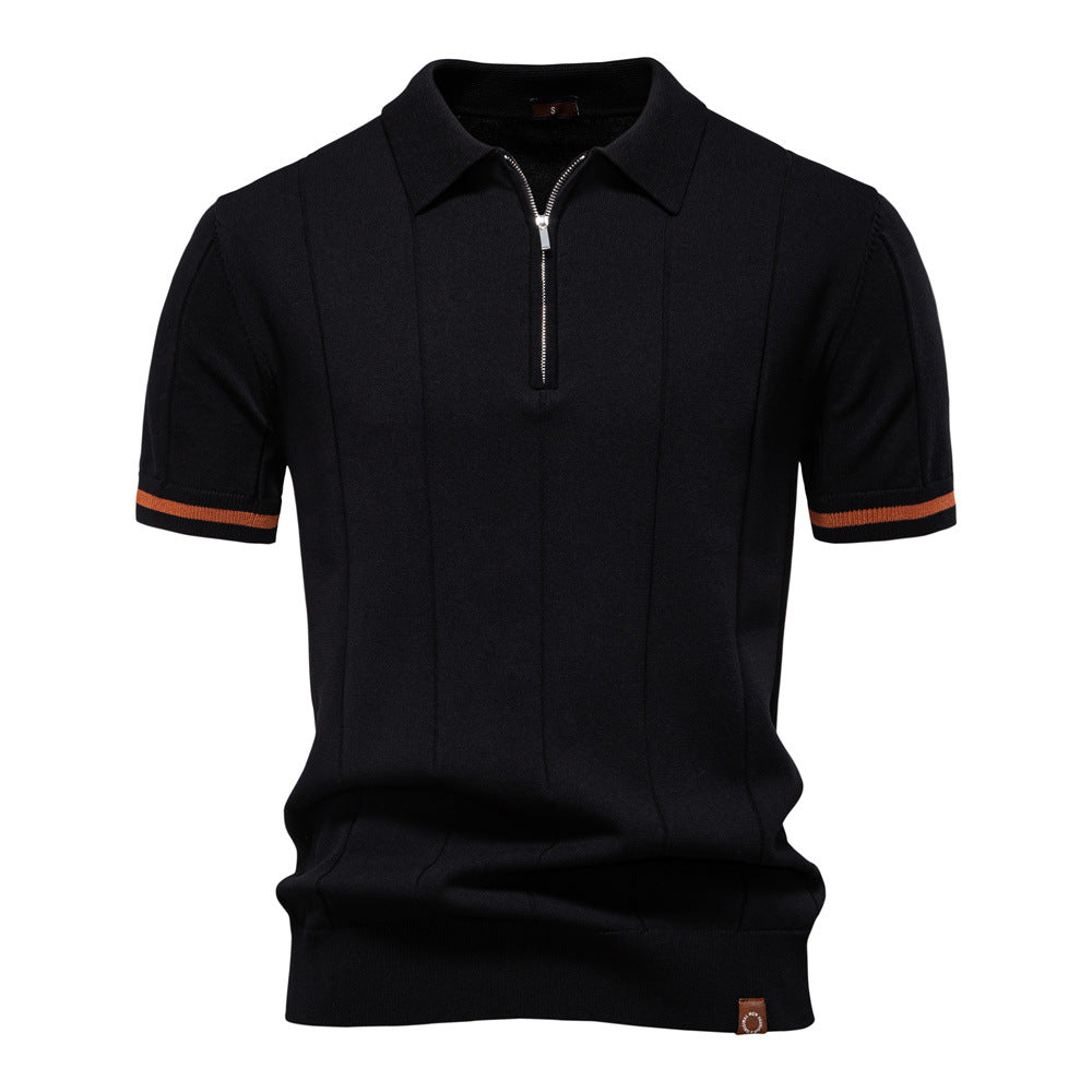 Polo Pool Zipper - Vertikaalne Tekstuur