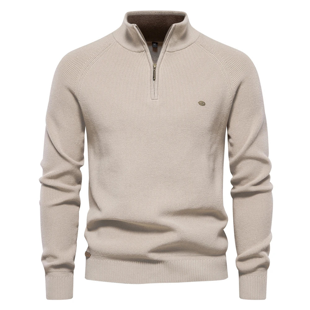 Keskse Tõmbluku Pullover - Hingav