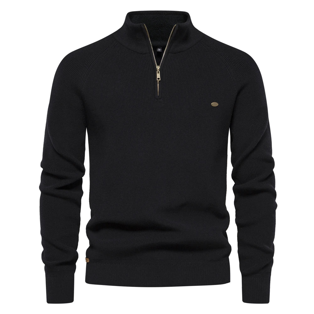 Keskse Tõmbluku Pullover - Hingav
