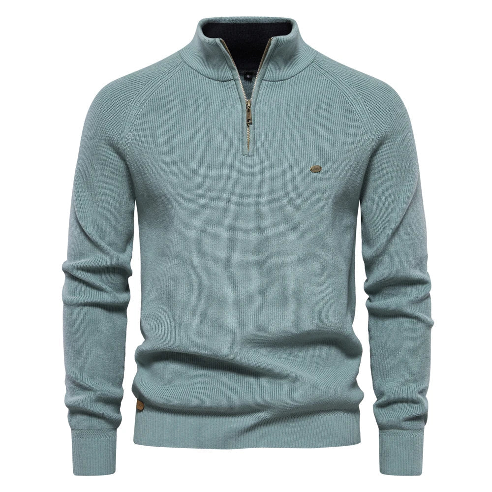 Keskse Tõmbluku Pullover - Hingav
