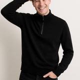 Kootud Pullover - Poolne Lukk