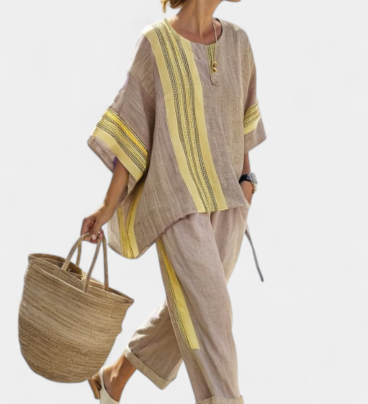 Lorena - Boho Linas ja Bambu Komplekt