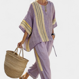 Lorena - Boho Linas ja Bambu Komplekt