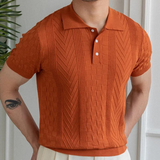 Polo - Tekstuuritud Jacquard Segu