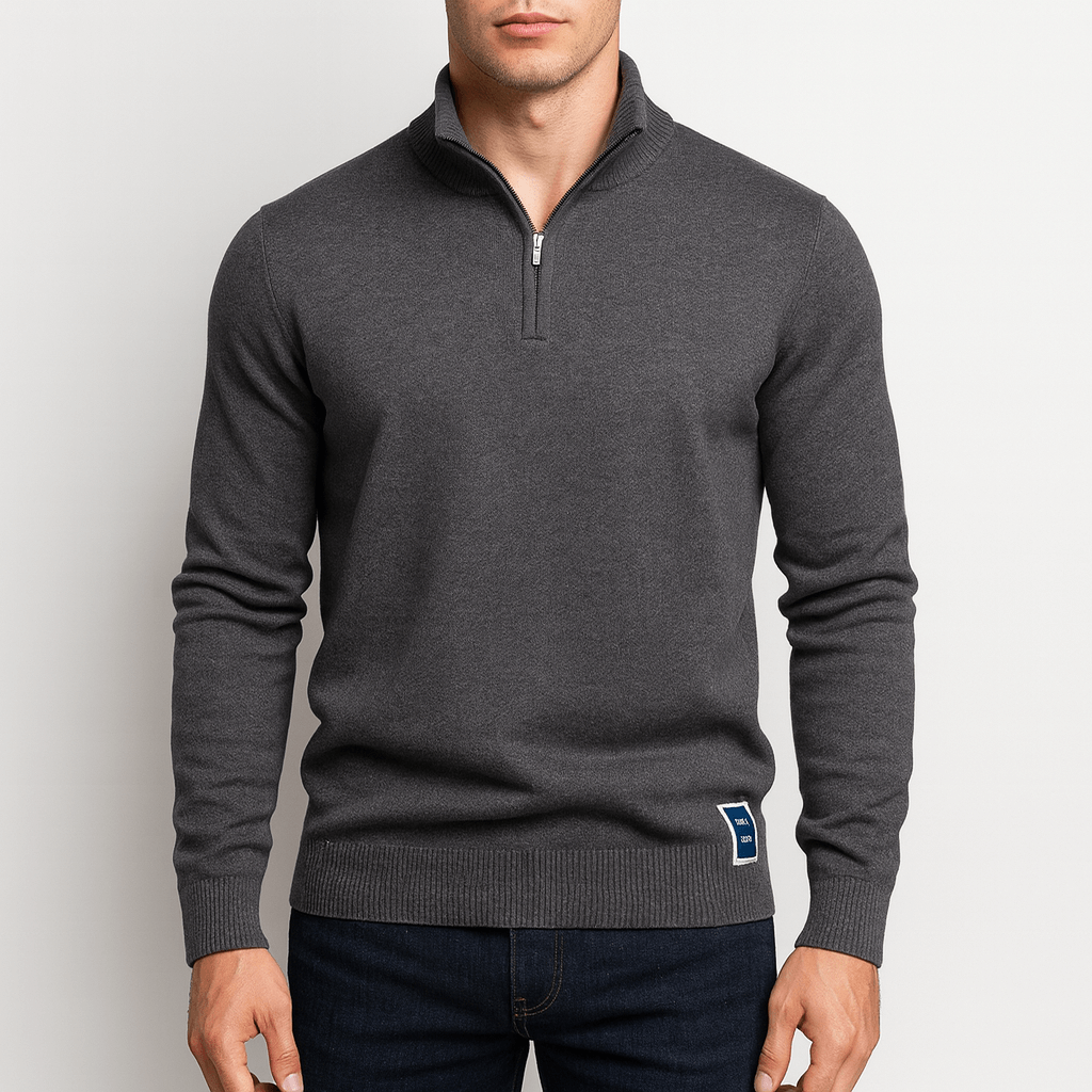Zipperiga Kampsun - Slim Fit
