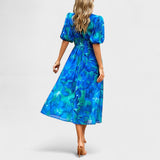 Clara - Elegantne Lilleline Midi Kleid