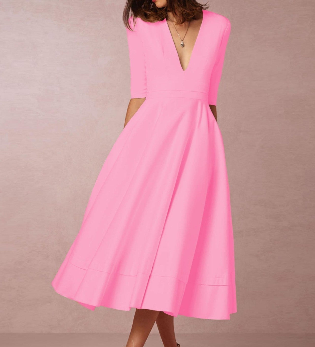 Laura - Naiste Midi Kleid