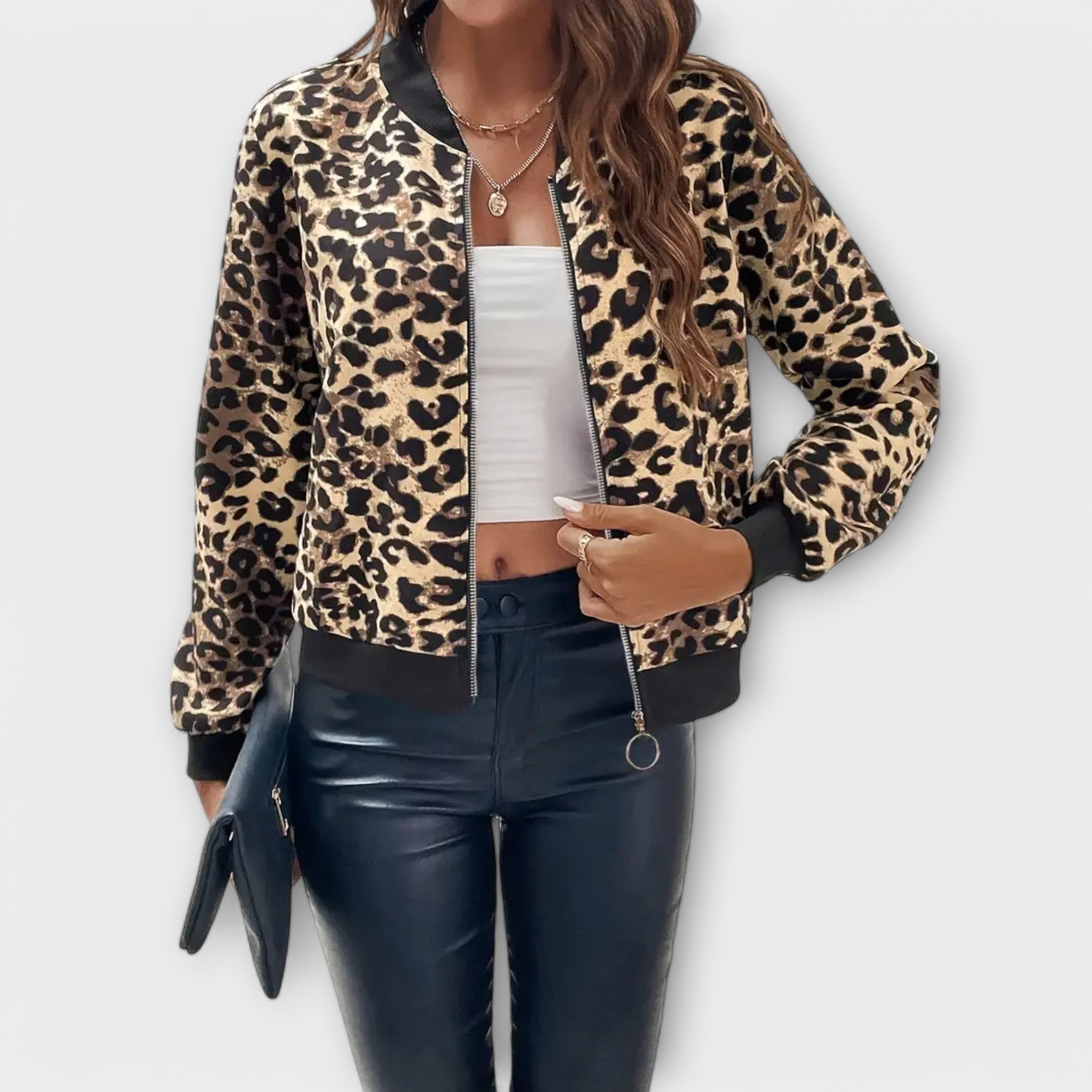 Raquel - Elegantne Leopardimuster Jakk