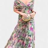 Luana - Elegantne V-dekolteega kleit