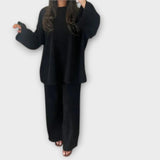 Ingrid - Plus Size Ribatud Komplekt