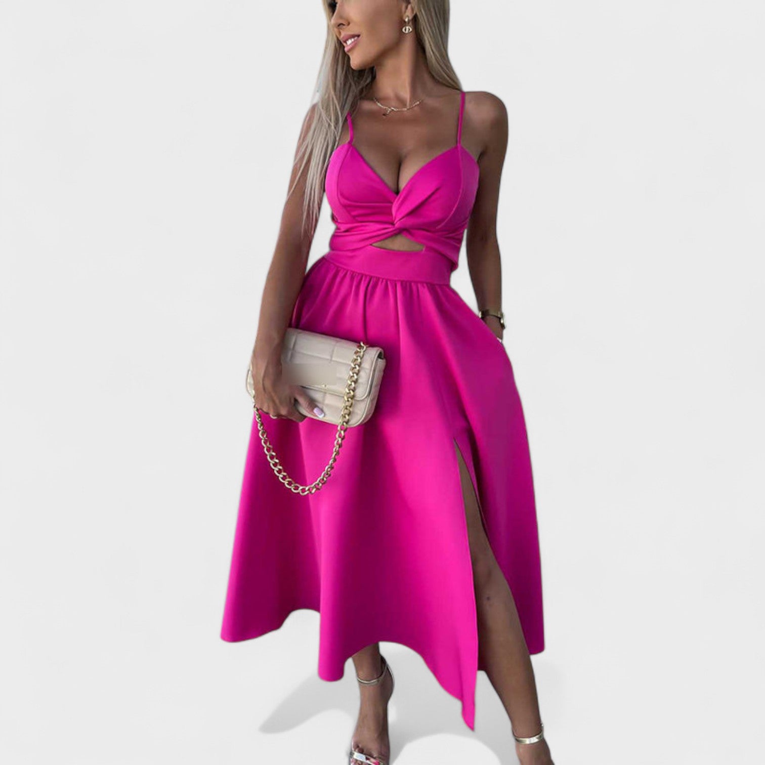 Cielo - Midi Kleid Avatud